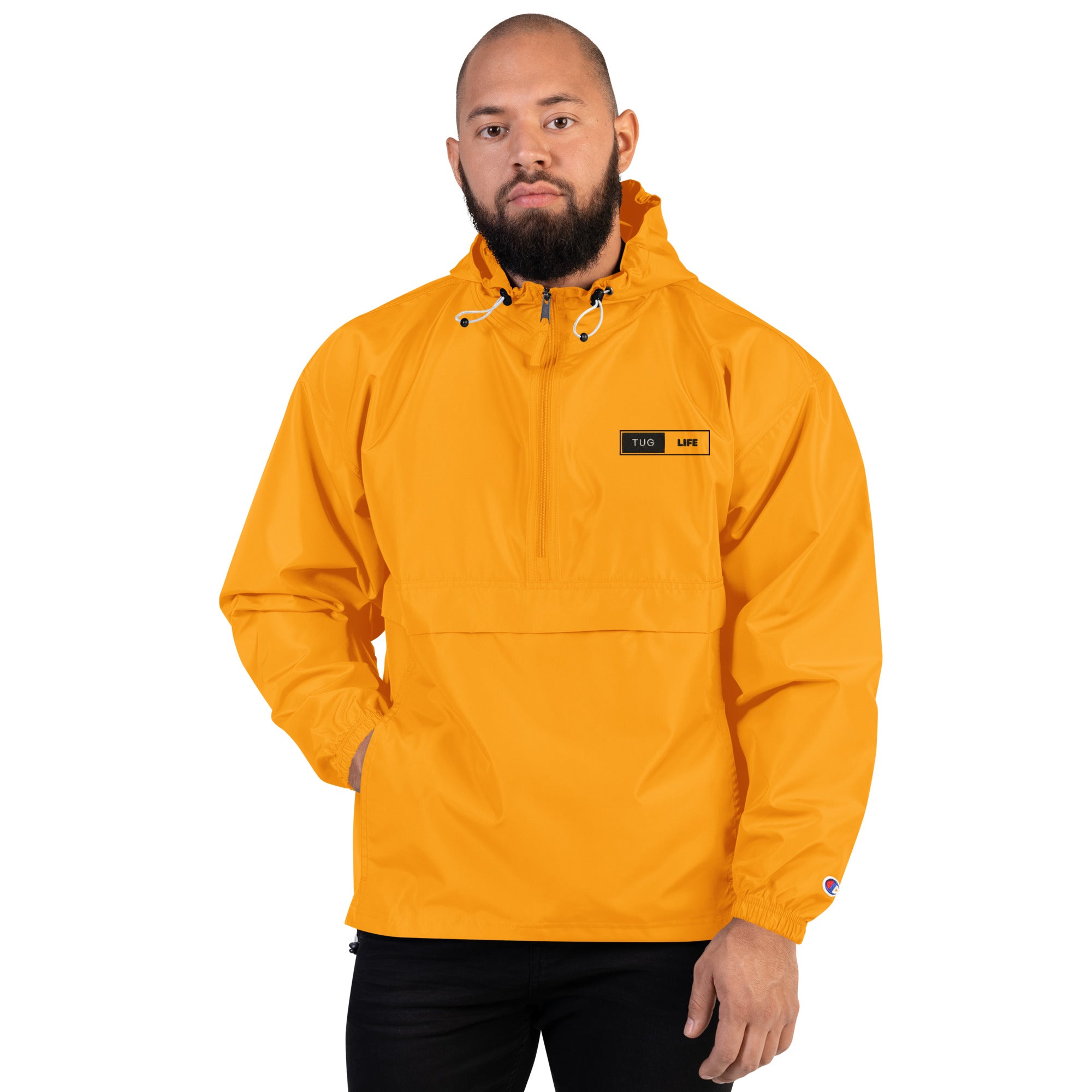 Tug Life Embroidered Champion Packable Jacket