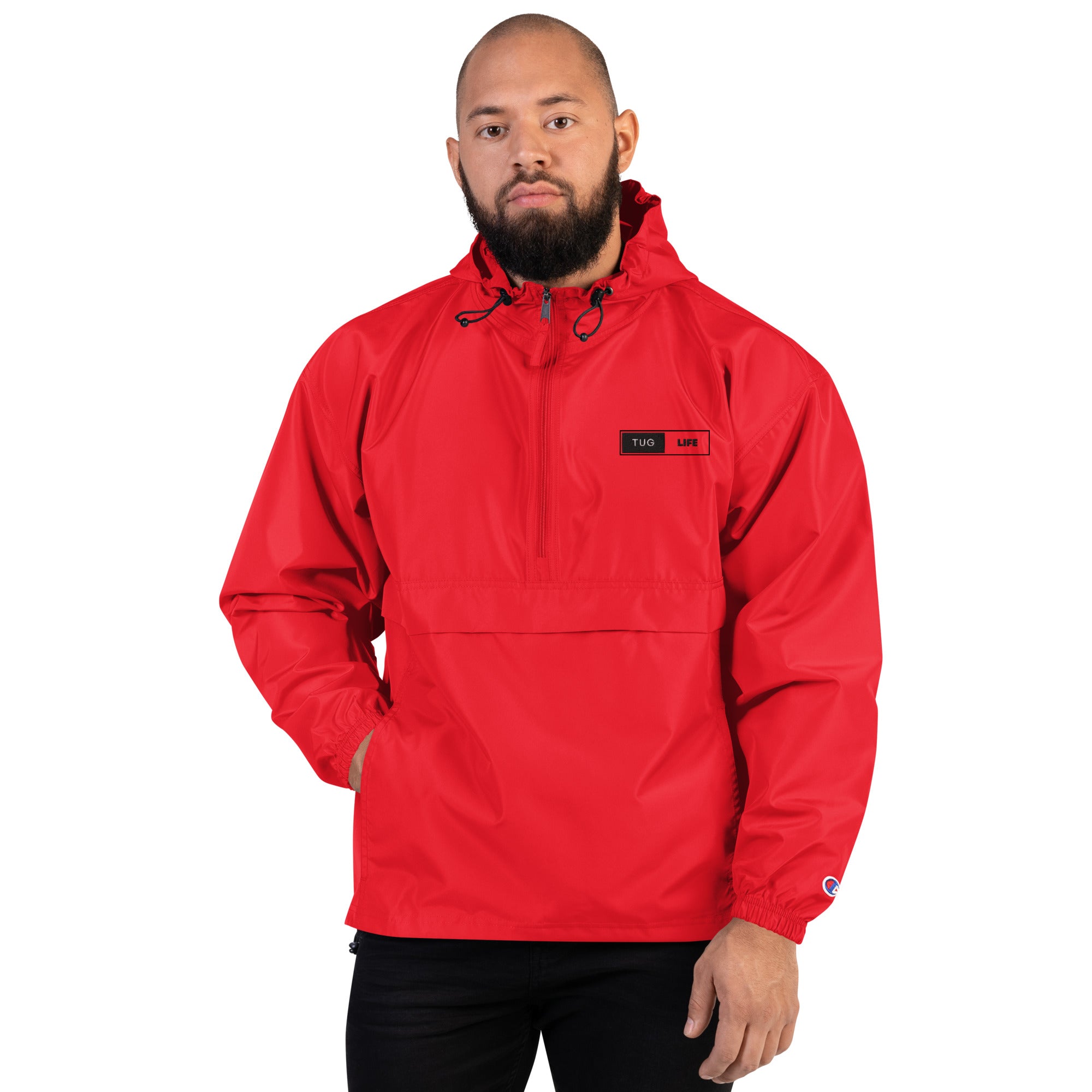 Tug Life Embroidered Champion Packable Jacket