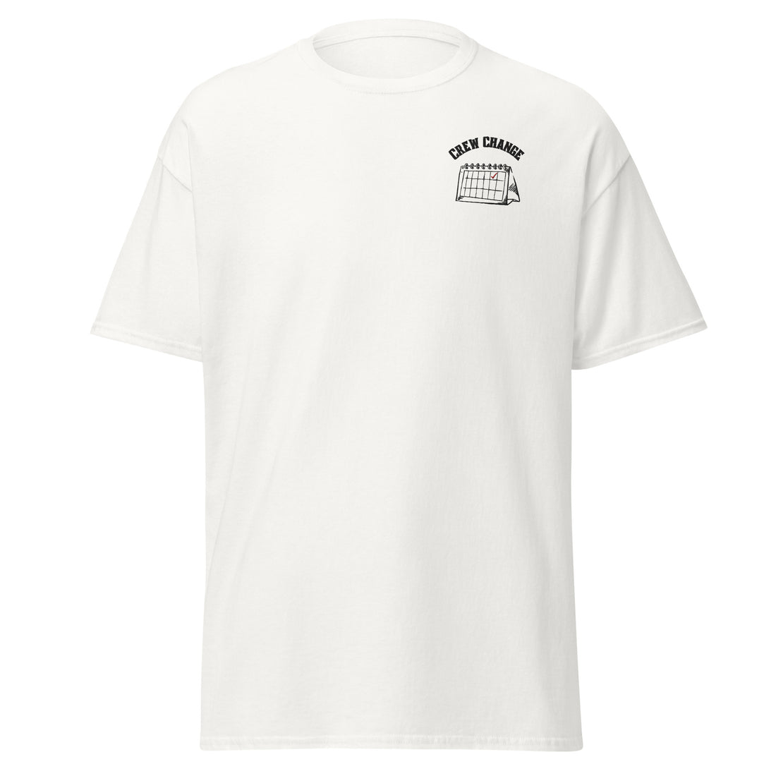 Crew Change Embordered classic tee