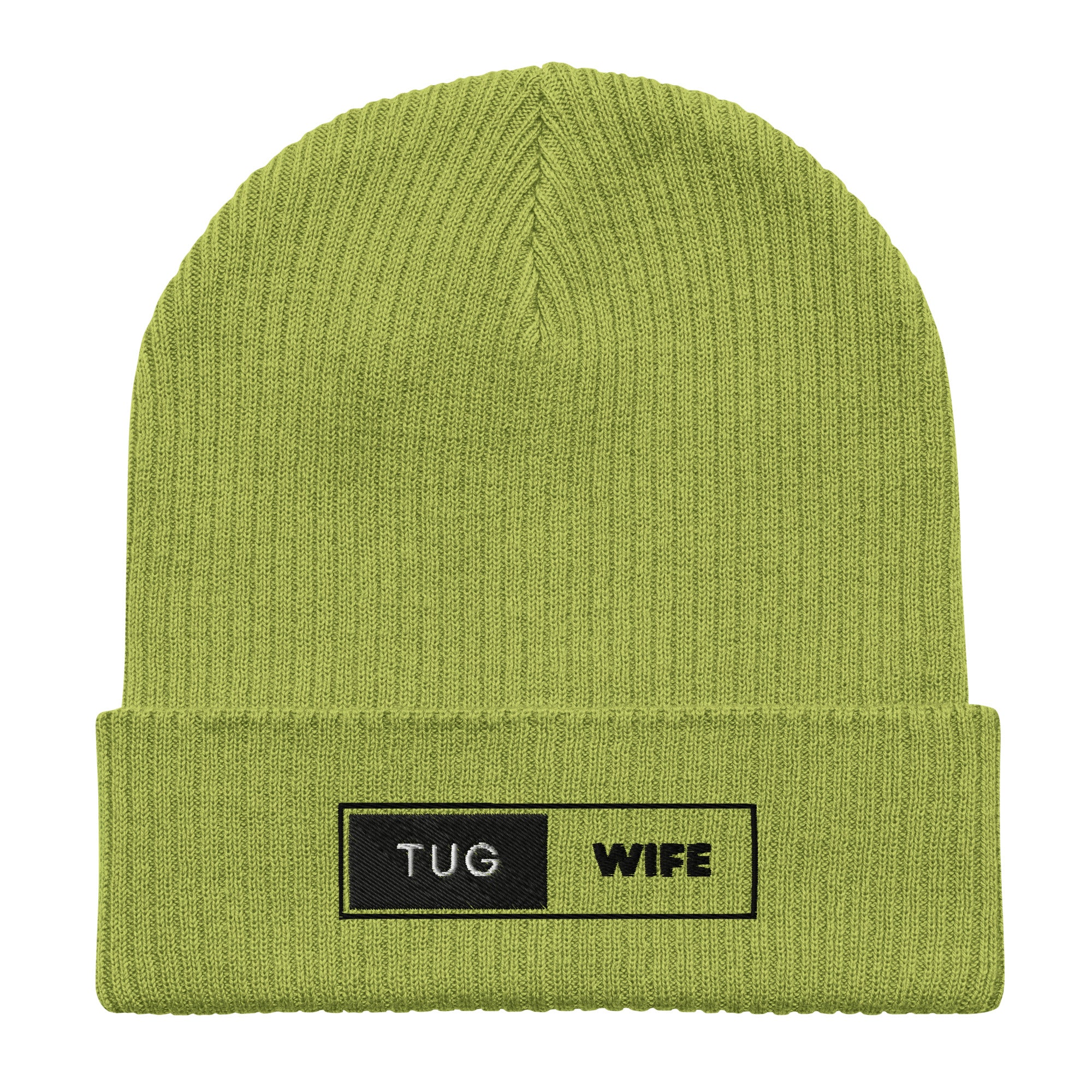 Tug Wife Organic ribbed beanie