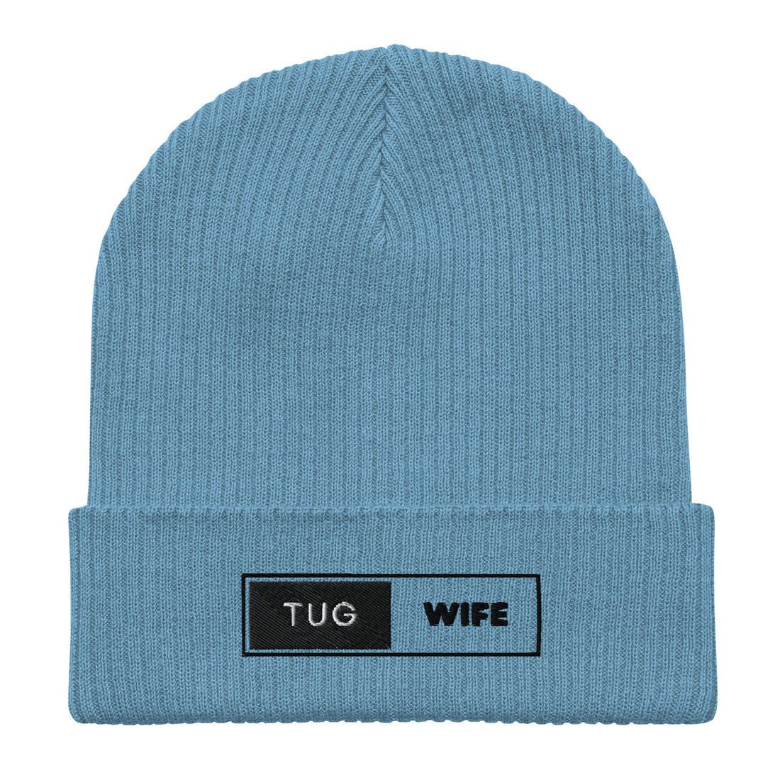 Tug Wife Organic ribbed beanie