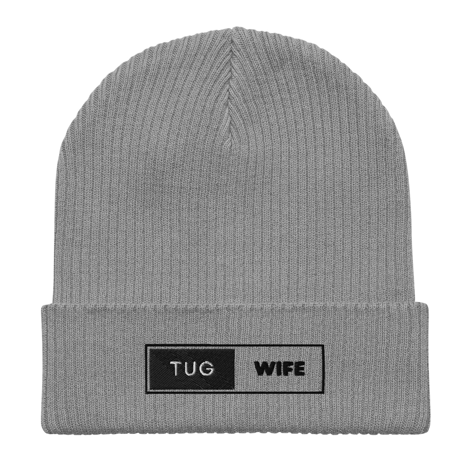 Tug Wife Organic ribbed beanie