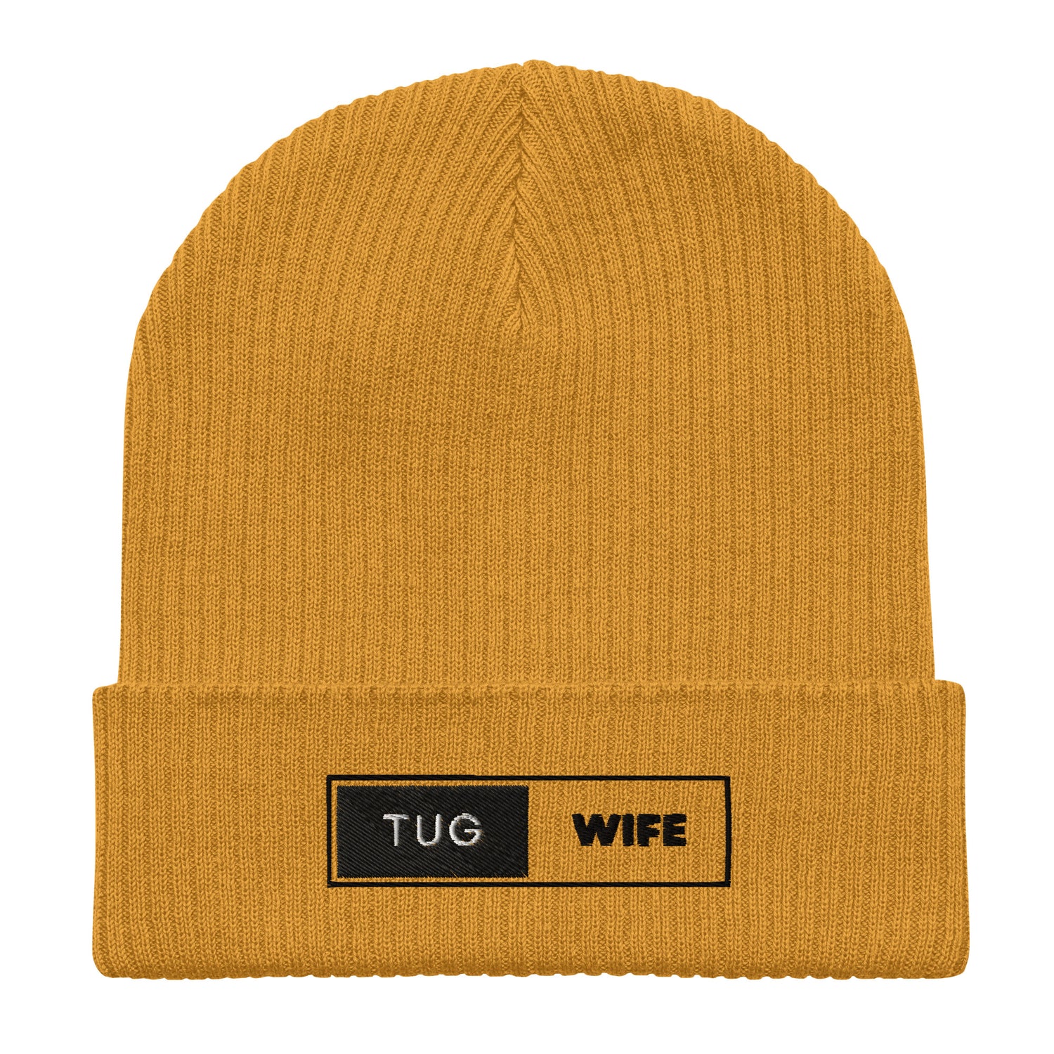 Tug Wife Organic ribbed beanie