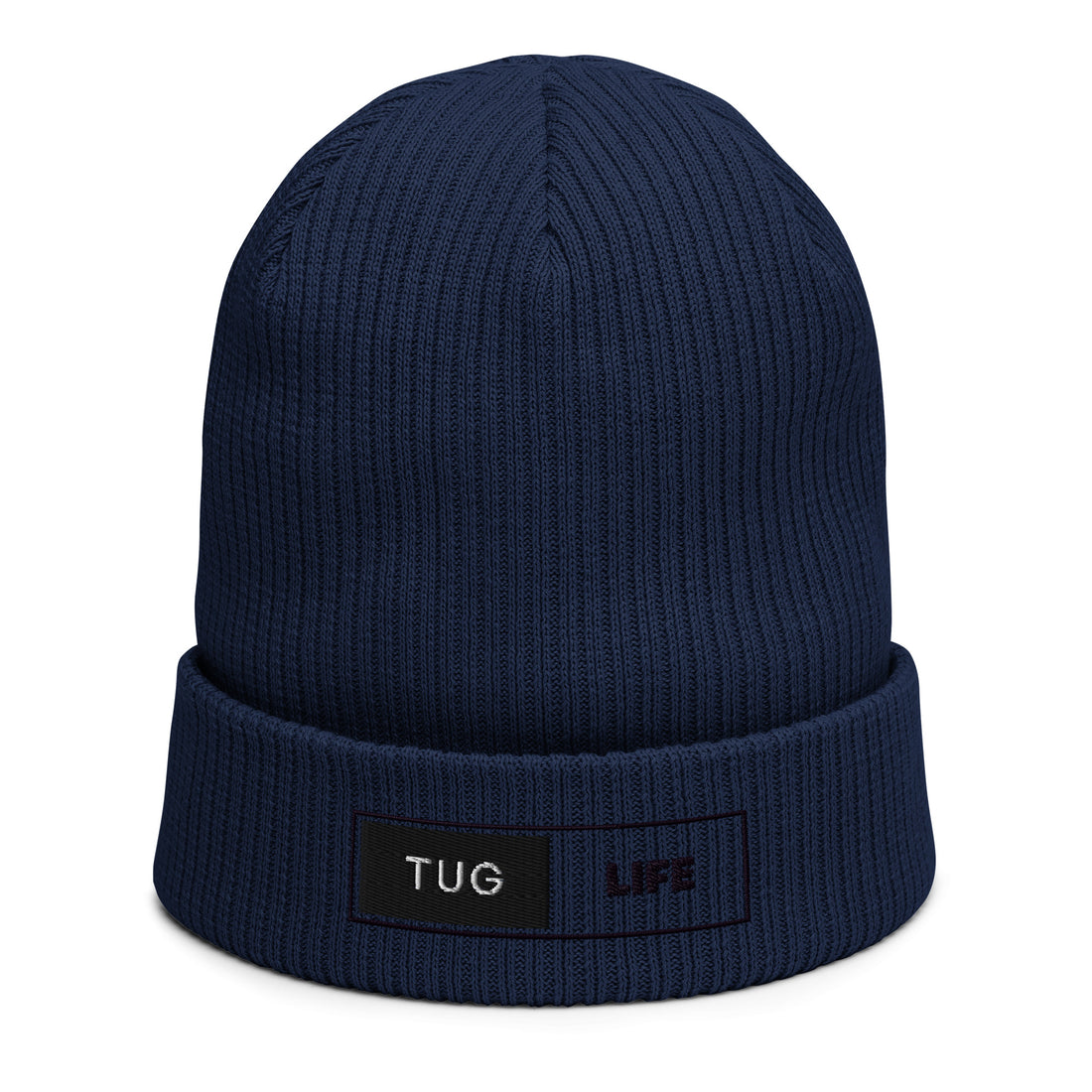 Tug Life Organic ribbed beanie