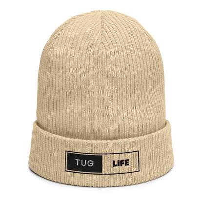 Tug Life Organic ribbed beanie
